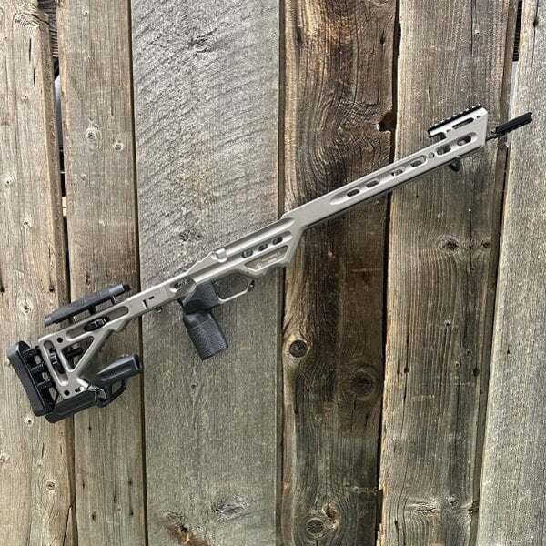 MASTERPIECE ARMS BA CHASSIS REM S/A w/TOP PIC RAIL Tungsten