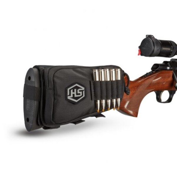 HUNTERS SPECIALTIES Butt Stock Rifle Shell Holder w/Pocket