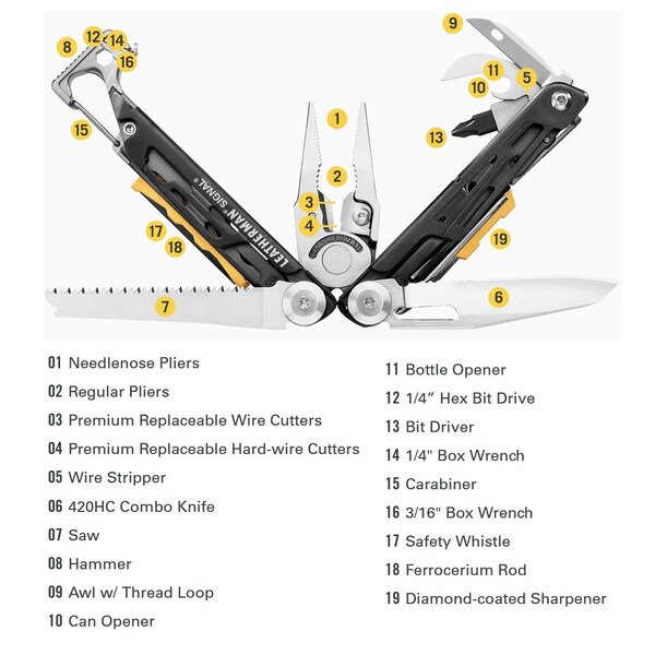 LEATHERMAN SIGNAL w/NYLON SHEATH