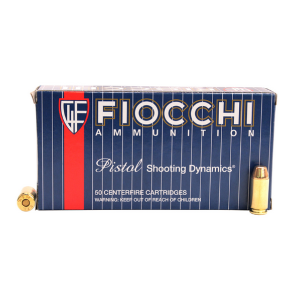 FIOCCHI 40 S&W 165gr FMJ TC 50ct