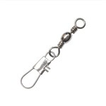EAGLE CLAW Deluxe Barrel Swivel w/Interlock Snap Nickel