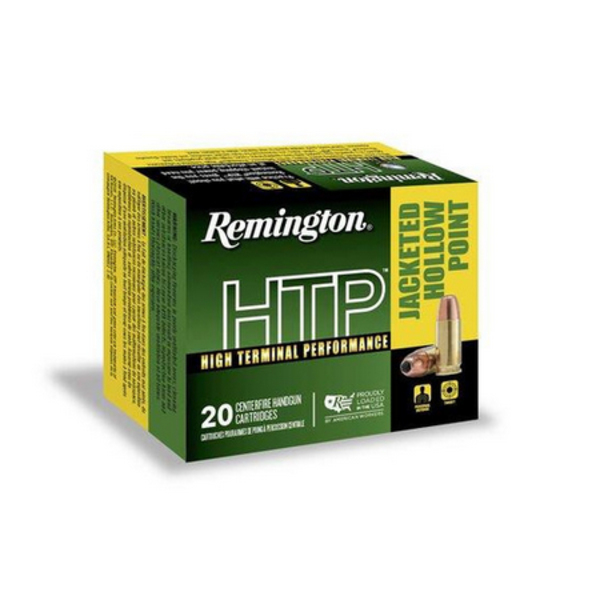 REMINGTON 9mm LUGER 115gr JHP HTP 20ct