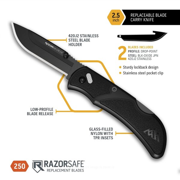 OUTDOOR EDGE 2.5" RazorEDC Lite