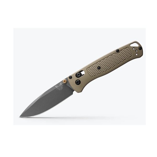 BENCHMADE BUGOUT DROP POINT S30V Ranger Green Grivory