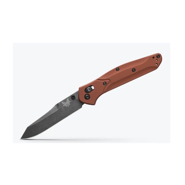 BENCHMADE OSBORNE REVERSE TANTO MAGNACUT BATTLEWASH Burnt Copper