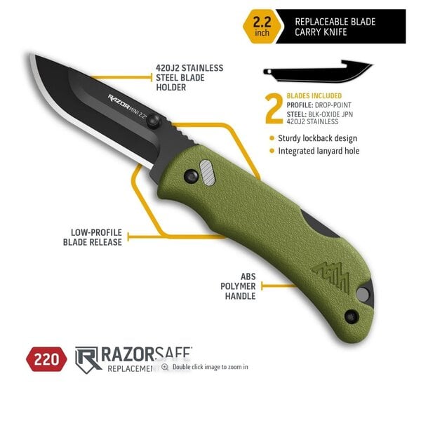 OUTDOOR EDGE OUTDOOR EDGE 2.2" RAZOR MINI