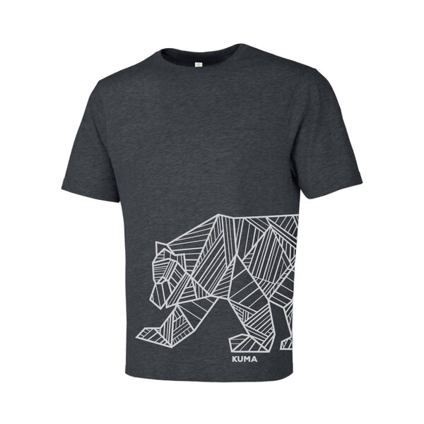 KUMA OUTDOOR GEAR HALF BEAR T-SHIRT Charcoal Medium
