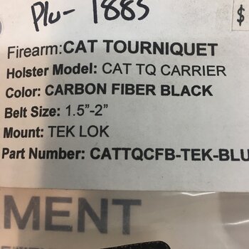 HAMMER ARMAMENT CAT TOURNIQUET TEK LOK CARBON WT Blue