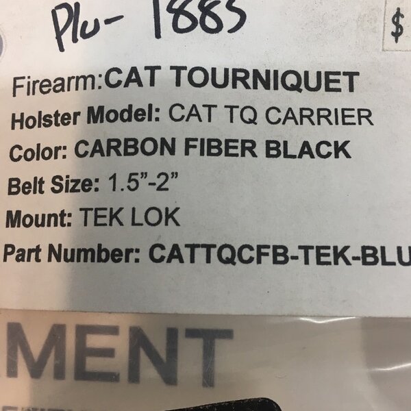 HAMMER ARMAMENT CAT TOURNIQUET TEK LOK CARBON WT Blue