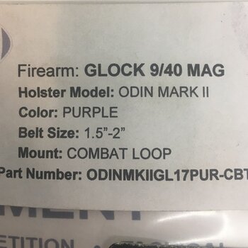 HAMMER ARMAMENT ODIN PISTOL MAG CARRIER GLOCK (PURPLE)