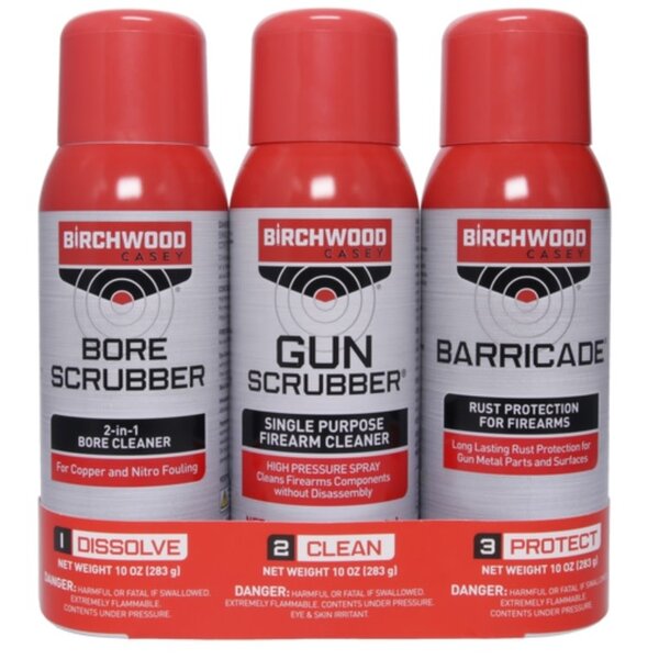 BIRCHWOOD CASEY 1-2-3 Aerosol Value Pack