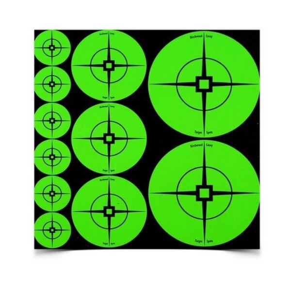 BIRCHWOOD CASEY Green Target Spots Assorted Sizes