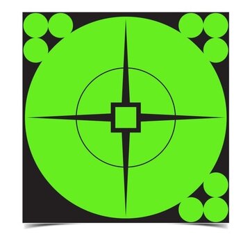 BIRCHWOOD CASEY Target Spots Green 6" 10 pk