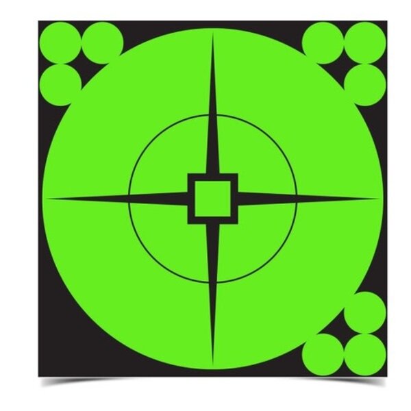 BIRCHWOOD CASEY Target Spots Green 6" 10 pk