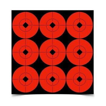 BIRCHWOOD CASEY Target Spots Orange 2" 90 Targets