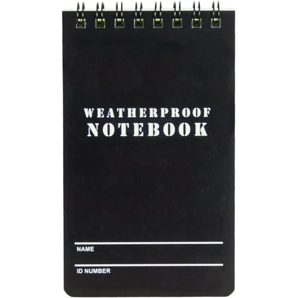 FOX OUTDOOR MILITARY STYLE WEATHERPROOF NOTEBOOK