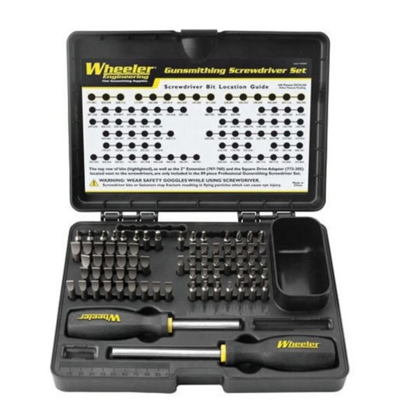 WHEELER 89 Piece Professional Gunsmithing Screwdriver Set