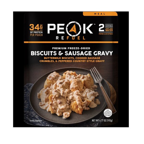 PEAK REFUEL Buscuits & Sausage & Gravy Meal
