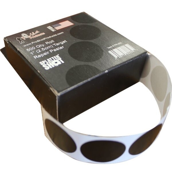 PRO-SHOT Splatter Shot Repairs Pasters 1" 500 qty