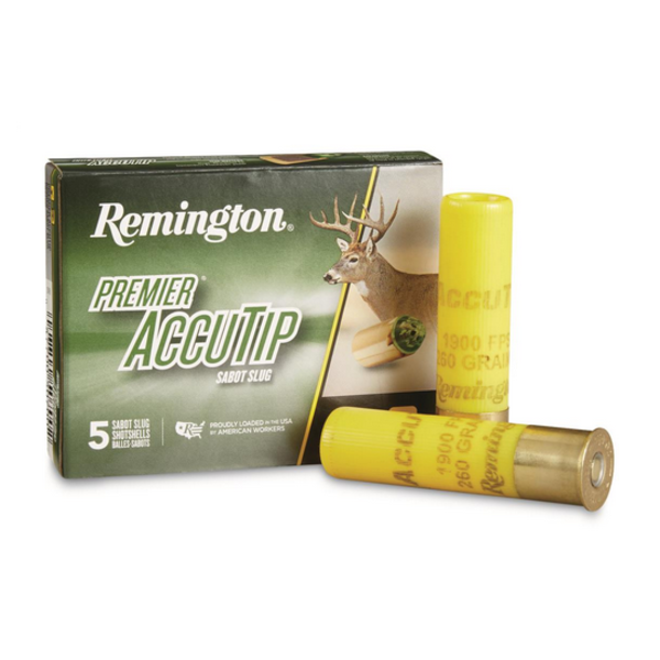 REMINGTON 20ga 3" 260gr ACCUTIP SABOT SLUG 5ct