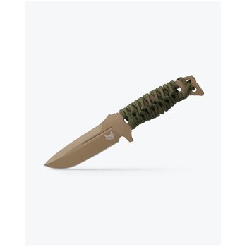 BENCHMADE SIBERT FIXED ADAMAS  DROP POINT w/OD Paracord