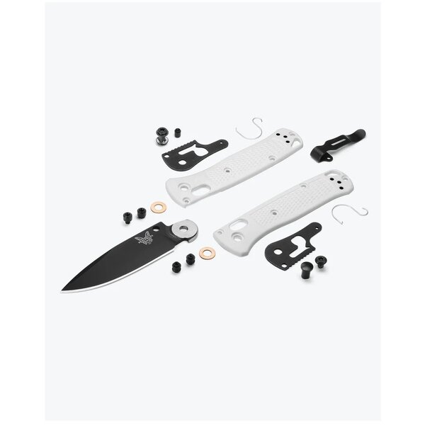 BENCHMADE MINI BUGOUT AXIS S30V DROP POINT White Grivory