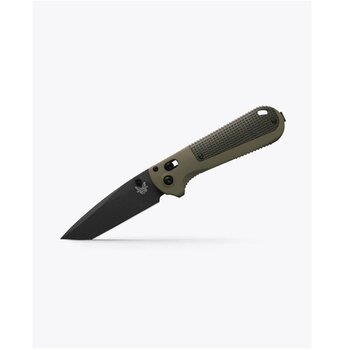 BENCHMADE REDOUBT AXIS D2 TANTO Green Grivory