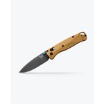 BENCHMADE BUGOUT AXIS M390 DROP POINT ALUM Burnt Brass