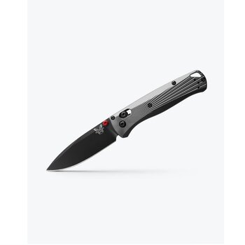 BENCHMADE BUGOUT AXIS M390 DROP POINT GRAY ALUM
