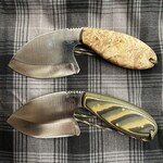WICKED KNIVES CUSTOM HANDMADE SKINNER w/SHEATH