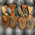 WICKED KNIVES CUSTOM HANDMADE SKINNER w/SHEATH