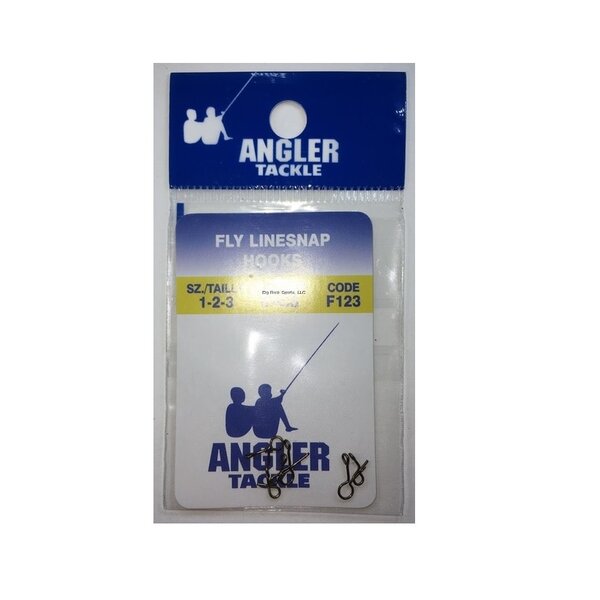 ANGLER Fly Snap Hooks #1/2/3 6pk
