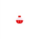 EAGLE CLAW Snap-On Floats Red/White 2pk