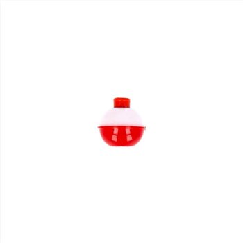 EAGLE CLAW Snap-On Floats Red/White 2pk