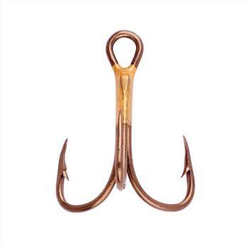 EAGLE CLAW 2x Treble Reg Shank Curved Point 5pk