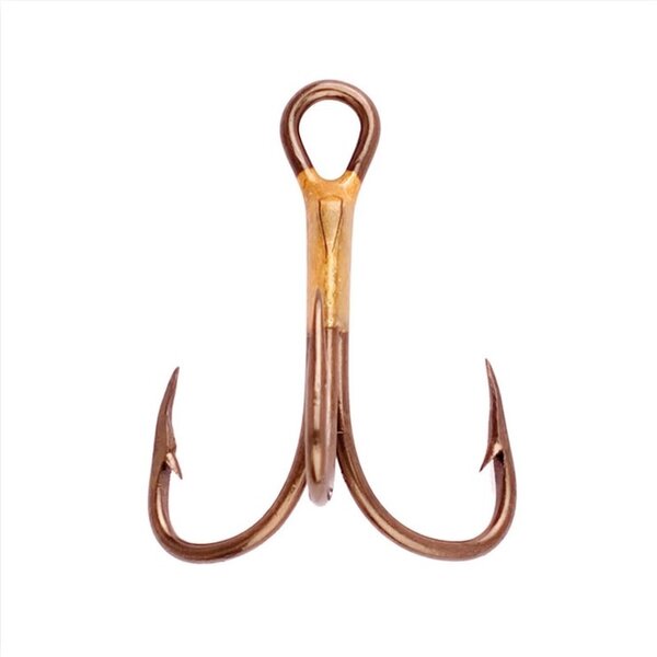 EAGLE CLAW 2x Treble Reg Shank Curved Point 5pk