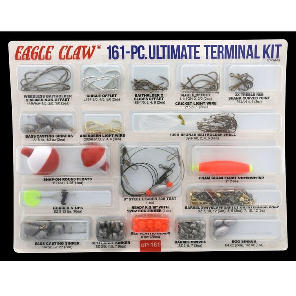 EAGLE CLAW 161 Piece Ultimate Terminal Kit