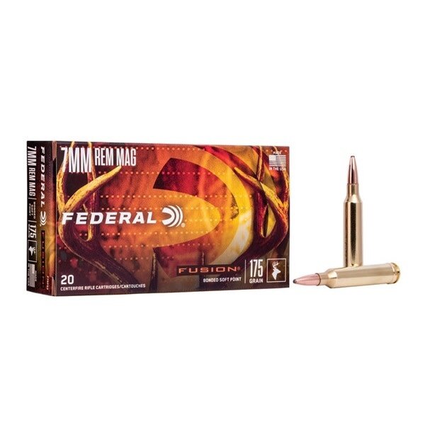 FEDERAL 7mm REM MAG 175gr FUSION 20ct