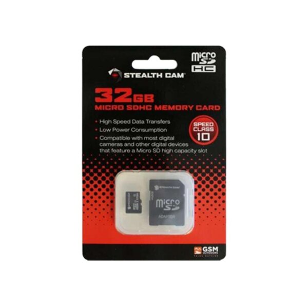 STEALTH CAM 32gb Micro SD Memory Card Single Pack