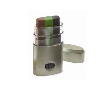HME 3 Color Camo Face Paint "Mess Free" Application Stick