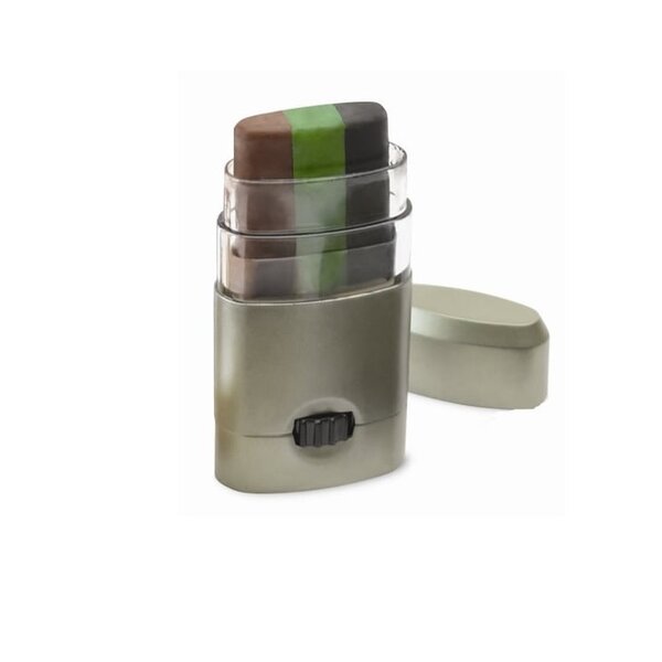 HME 3 Color Camo Face Paint "Mess Free" Application Stick