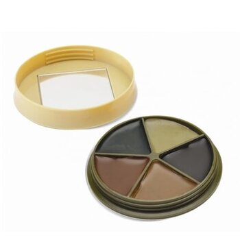 HME 5 Colour Camo Face Paint Kit w/Mirror