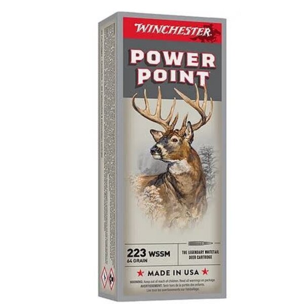 WINCHESTER 223 WSSM 64gr POWERPOINT 20ct