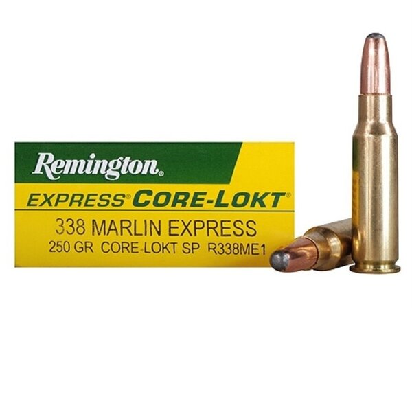 REMINGTON 338 MARLIN EXP 250gr SP CORE-LOKT 20ct