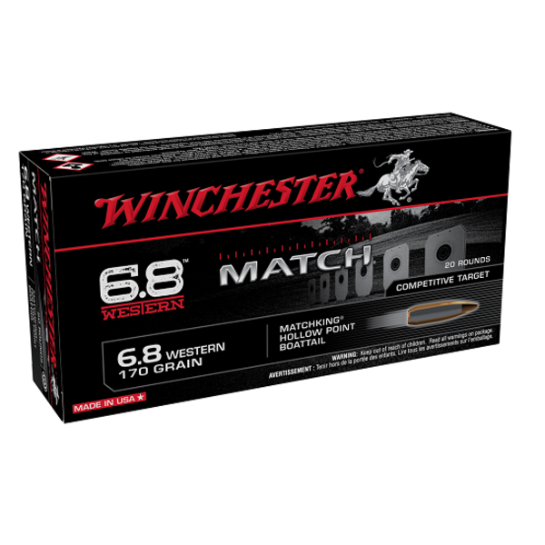 WINCHESTER 6.8 WESTERN 170gr MATCH 20ct