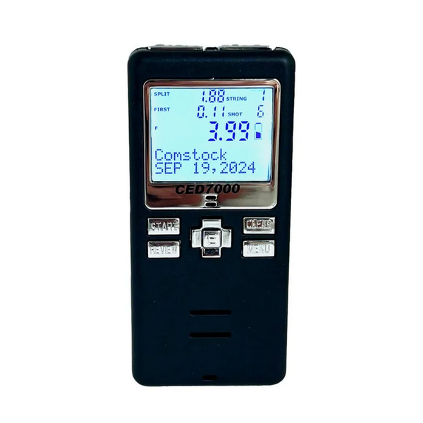 COMPETITIVE EDGE DYNAMICS CED7000 SHOT TIMER TACTICAL Black c/w silicone case