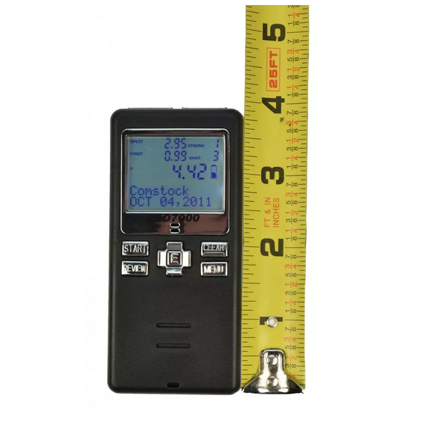 COMPETITIVE EDGE DYNAMICS CED7000 SHOT TIMER TACTICAL Black c/w silicone case