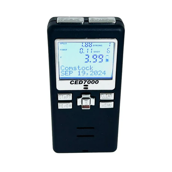 COMPETITIVE EDGE DYNAMICS CED7000 SHOT TIMER TACTICAL Black c/w silicone case