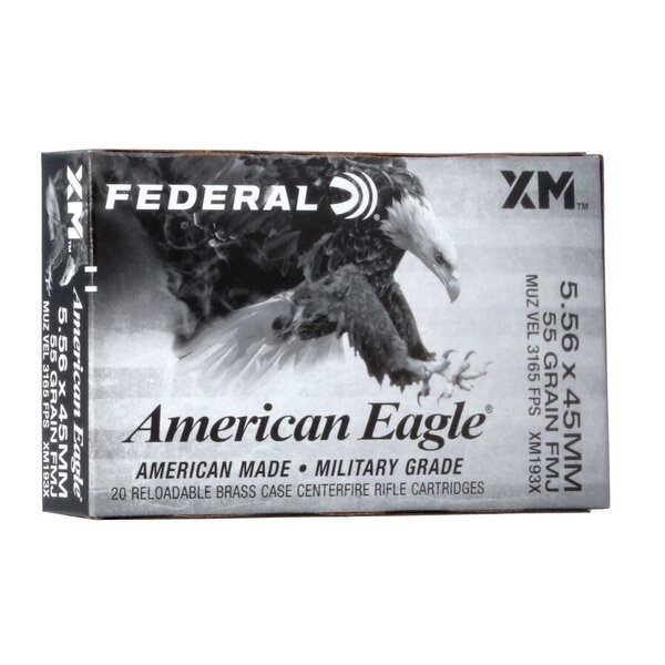 FEDERAL AE 5.56x45mm 55gr FMJ 20ct