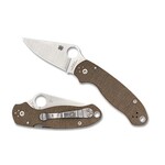 SPYDERCO Para 3 Brown Canvas Micarta Cruwear